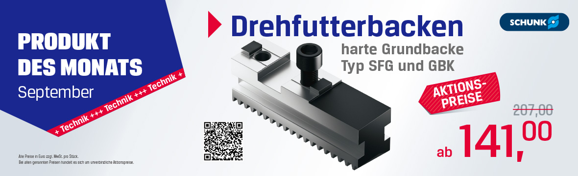 Drehfutterbacken, Schunk, Aktionspreise