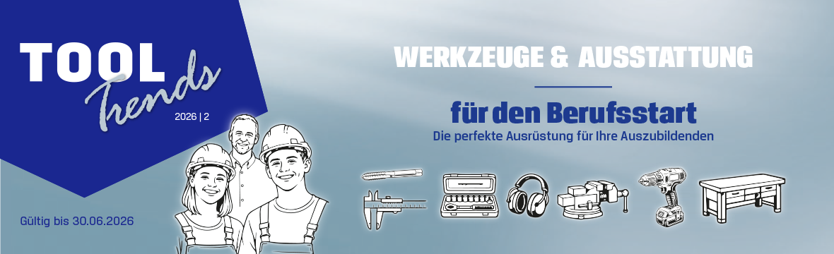 TOOL-Trends, Betriebseinrichtung und Industriebedarf, Werkstattwagen, Reinigungsartikel, Kühl- und Schmiermittel, Leuchten, Wartungsanlagen, Sauger, Muldenkipper, Automation, Ölnebelabschneider,